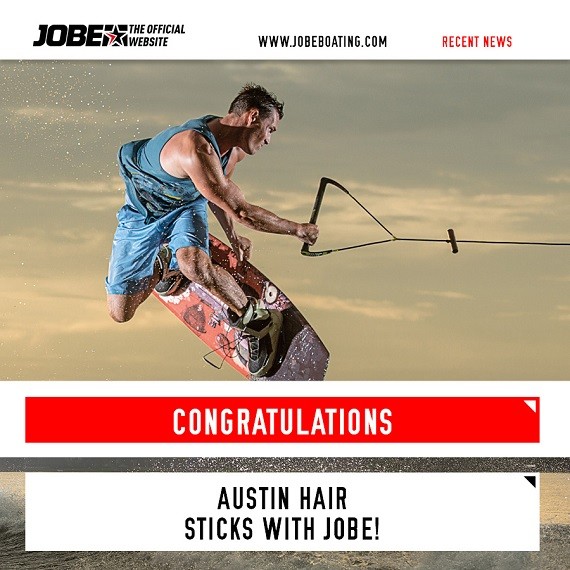 Austin Hair extends his contract with Jobe!