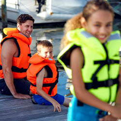 Jobe Comfort Boating Life Vest Orange