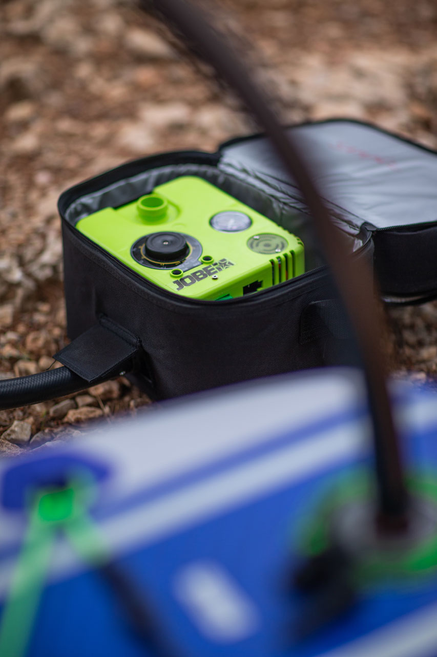 How to use the Jobe portable electric SUP pump