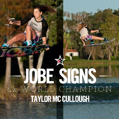 Jobe signs 4x World Champion Taylor McCullough