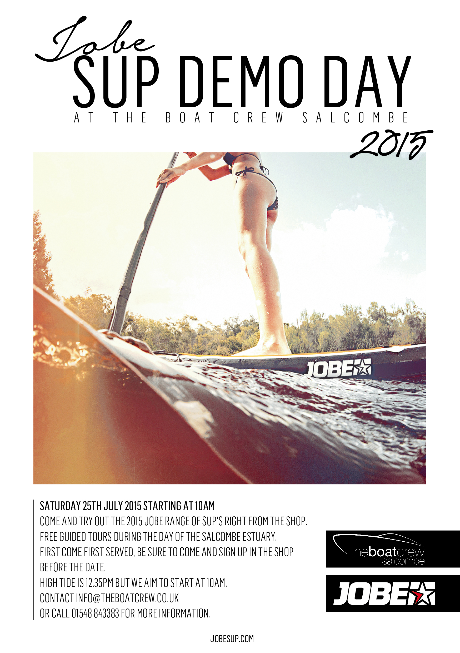 SUP demo day hosted by the Boat Crew Salcombe