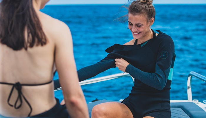 How to put on your wetsuit