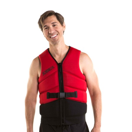 Jobe Neo Vest Men Red Lifejacket Wakeboard Waterski Surfing SUP JET SKI J18 