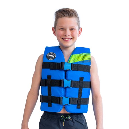 Details about   Child 30-50 LBS Airhead Blue Life Jacket Wakeboard Vest Ski Kid Children Boys 