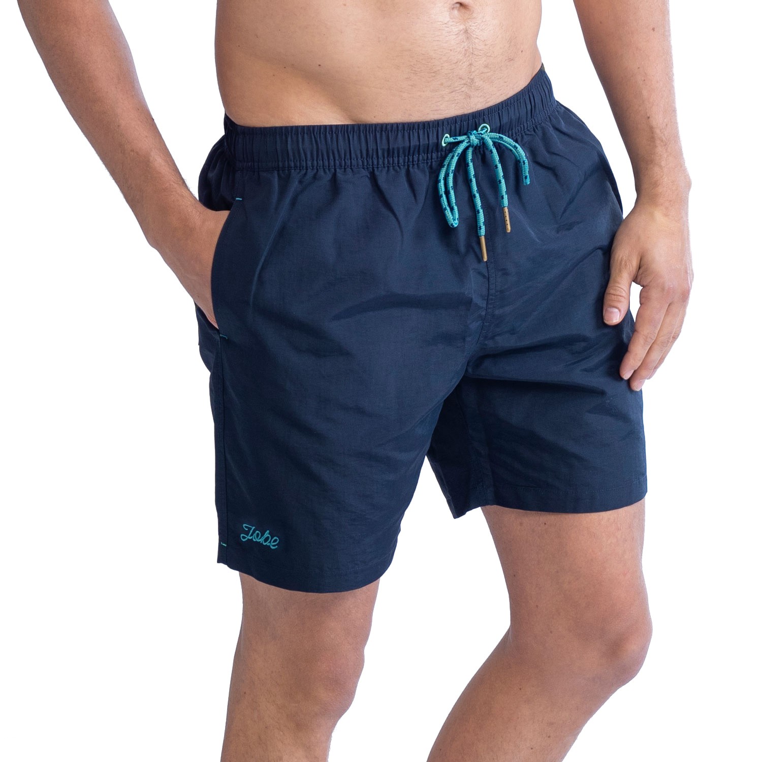 Details about   Adults Mens Plain Navy Blue Swim Swimming Shorts with elasticated waist 