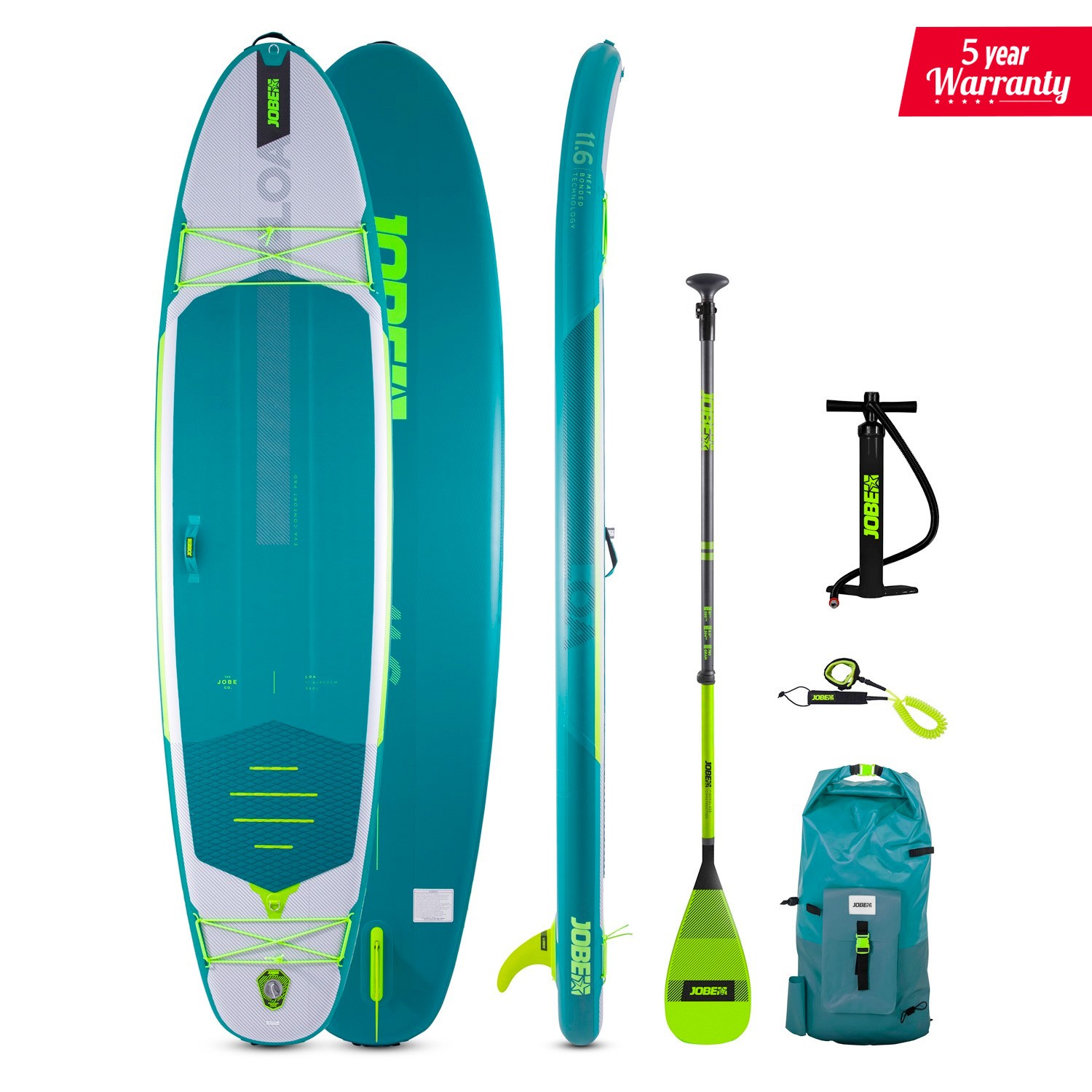 Jobe Loa 11.6 SUP Board Golflable Paquet
