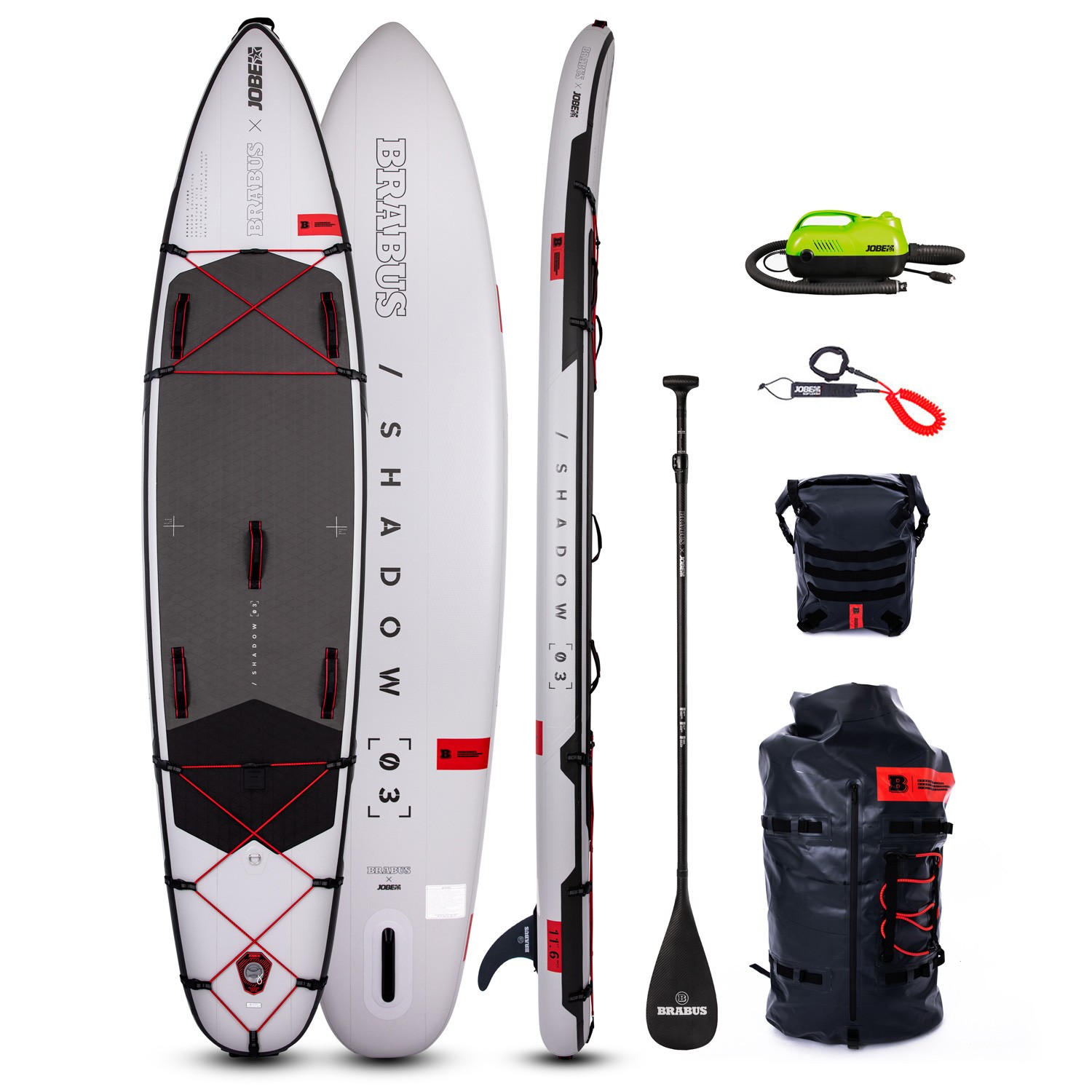 BRABUS x Jobe Shadow 11.6 Limited Edition Paquet Sup Board Gonflable