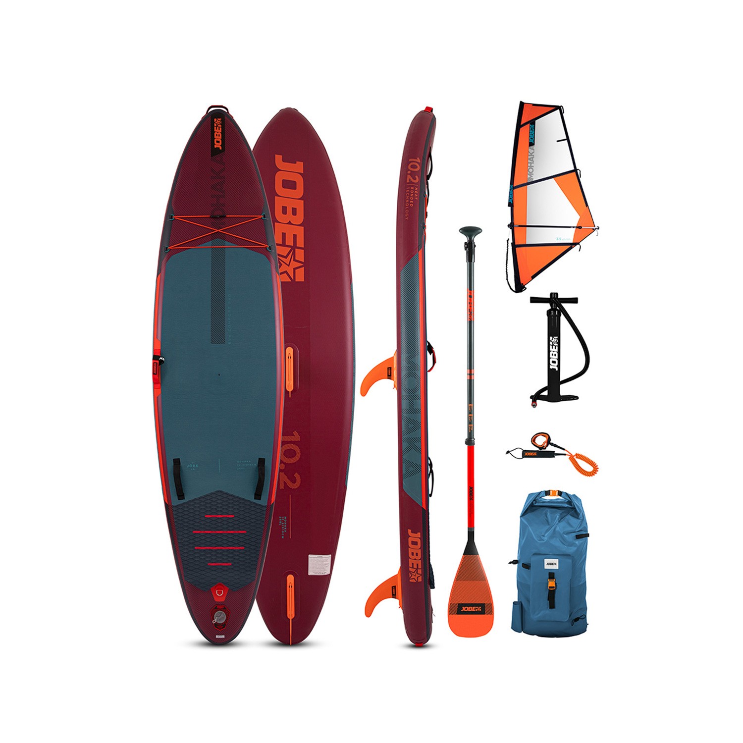 Jobe Mohaka 10.2 SUP Board Gonflable Paquet + Voile Venta Sup