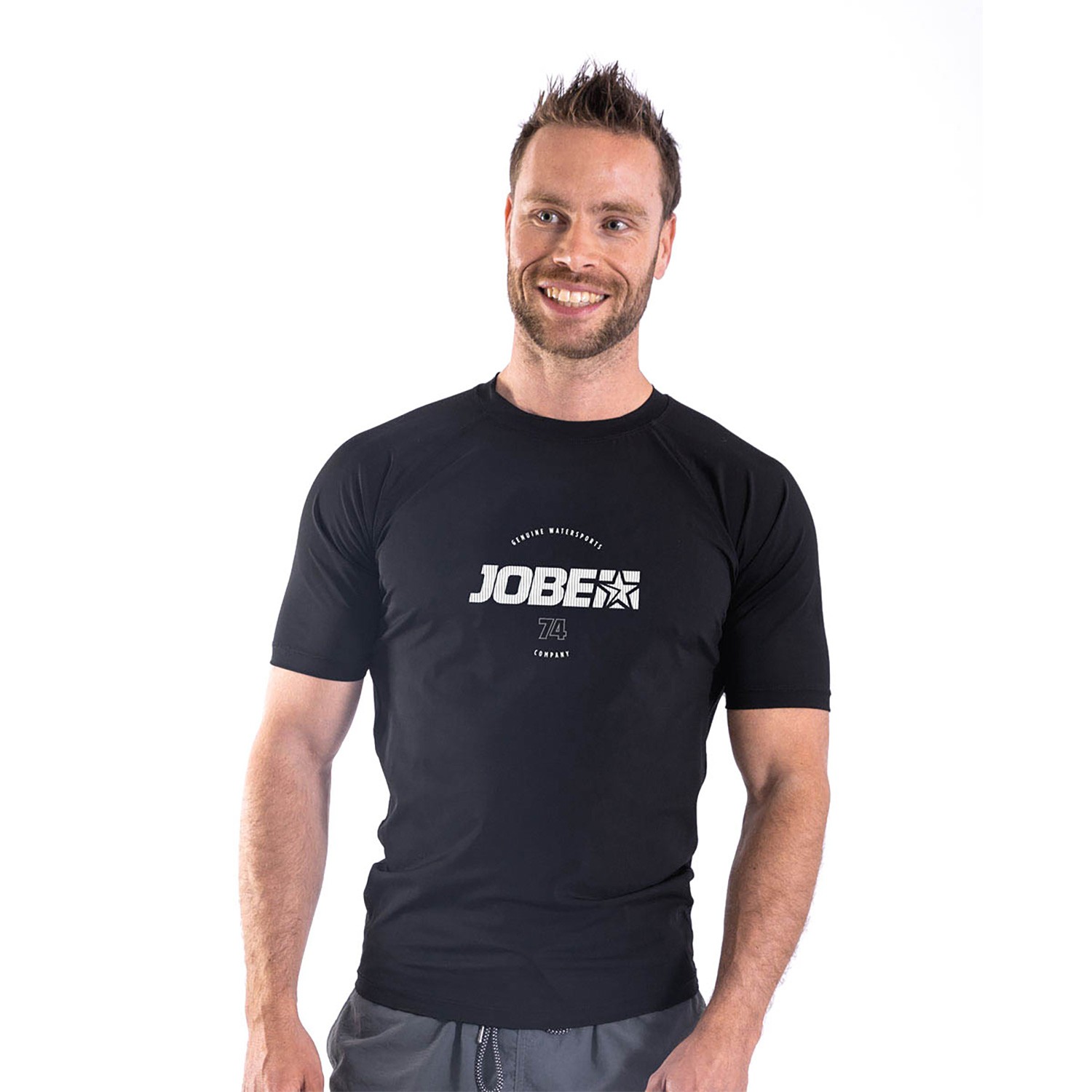 Jobe Camiseta Protección Solar Shortsleeve Hombres Negro