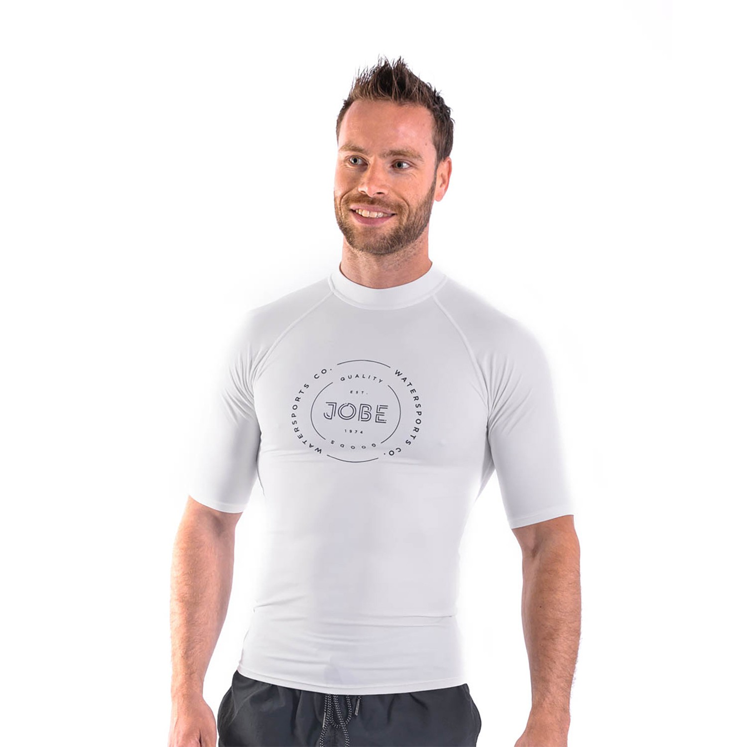 Jobe Camiseta Protección Solar Shortsleeve Hombres Blanco