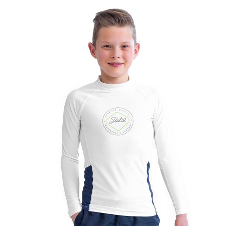 Jobe Camiseta Protección Solar Longsleeve Niños Blanco