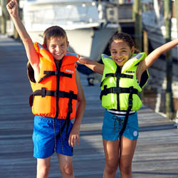 Jobe Comfort Boating Life Vest Kids Yellow