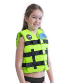 Jobe Nylon Life Vest Kids Lime Green