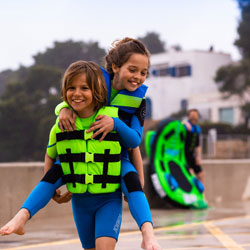Jobe Nylon Life Vest Kids Lime Green