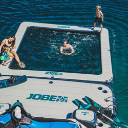 Jobe Infinity Island Inflatable Dock with Pump