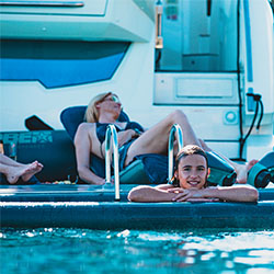 Jobe Infinity Island Small & Pool without Pump