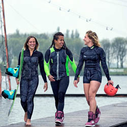 Jobe Verona Reversibel Legging 1.5mm Lindgrn/Schwarz