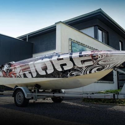 Awesome Jobe boat wrap