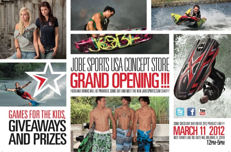 This weekend: Jobe Sports Grand Opening in Florida!