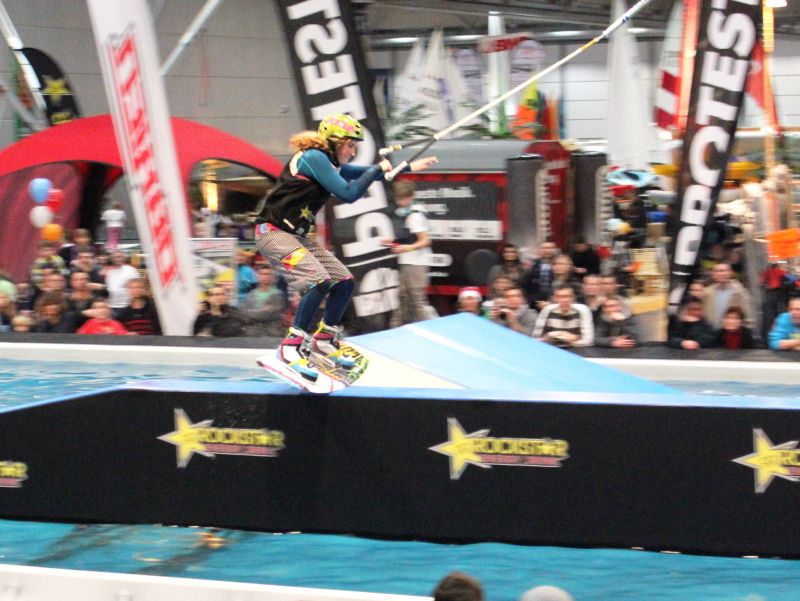 Jobe rider Vanessa Weinhauer at Wake the Pool