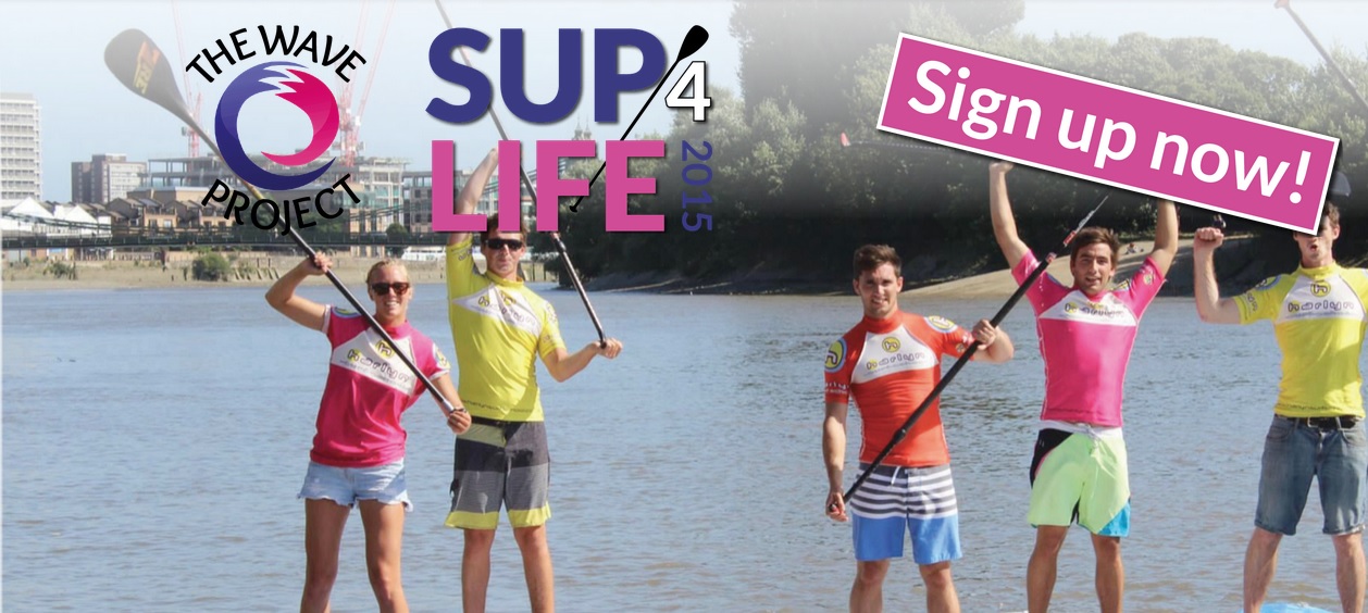 Paddle for charity with SUP4LIFE