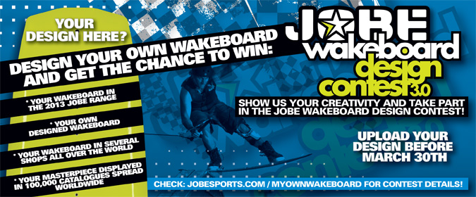 Design your own Jobe wakeboard!
