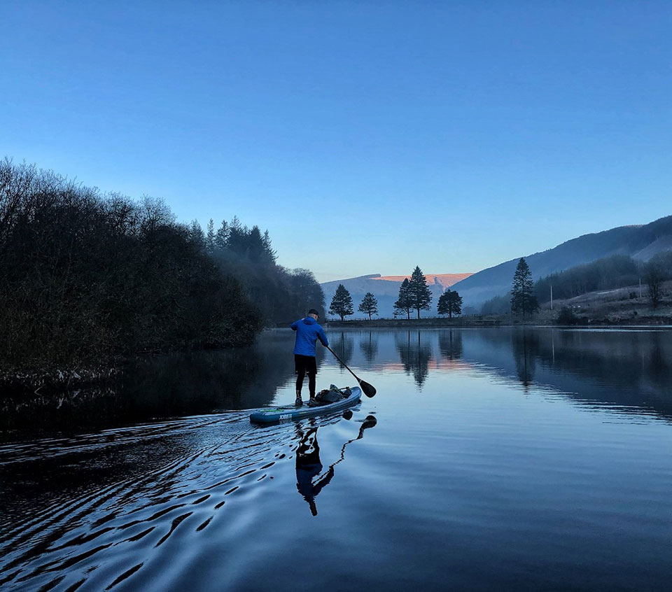 A SUP adventure in South Wales