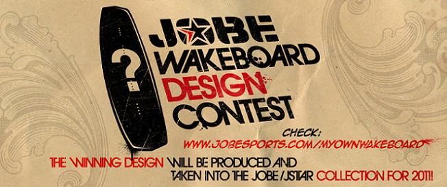 Jobe Wakeboard Design Contest facilitated! 