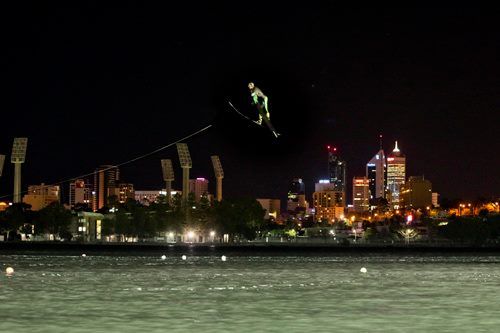 Jobe skiers @ Perth Night Jump