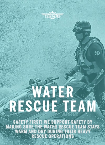 Cooperation between Jobe and the water rescue team